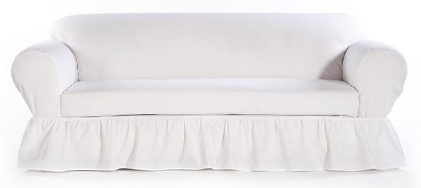 7 Awesome Wayfair Sofa Slipcovers Skirted Box #slipcover #sofa #wayfair #couch #decorhomeideas