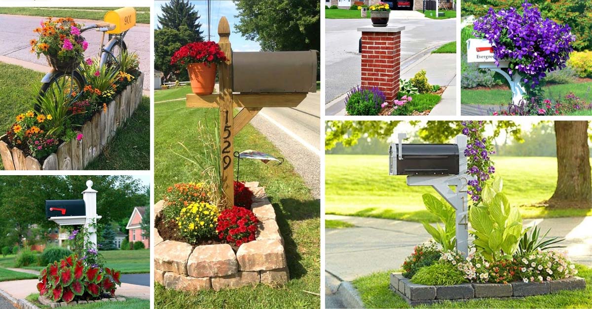 Flower Beds Around Mailbox