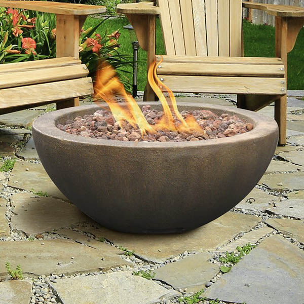 Bowl type gas fire pit #firepit #gasfirepit #propanefirepit #firepitdesign #decorhomeideas