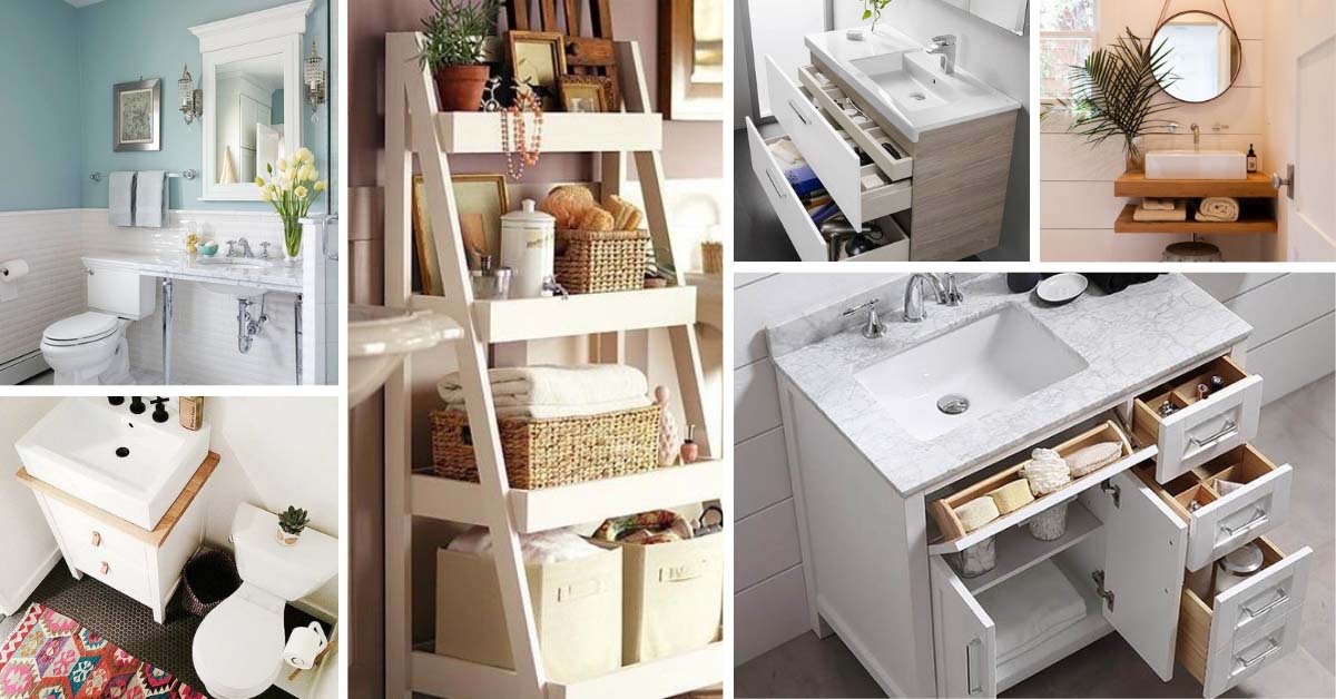 16 Awesome Small Bathroom Vanity Ideas, Bathroom Vanity Ideas With Storage
