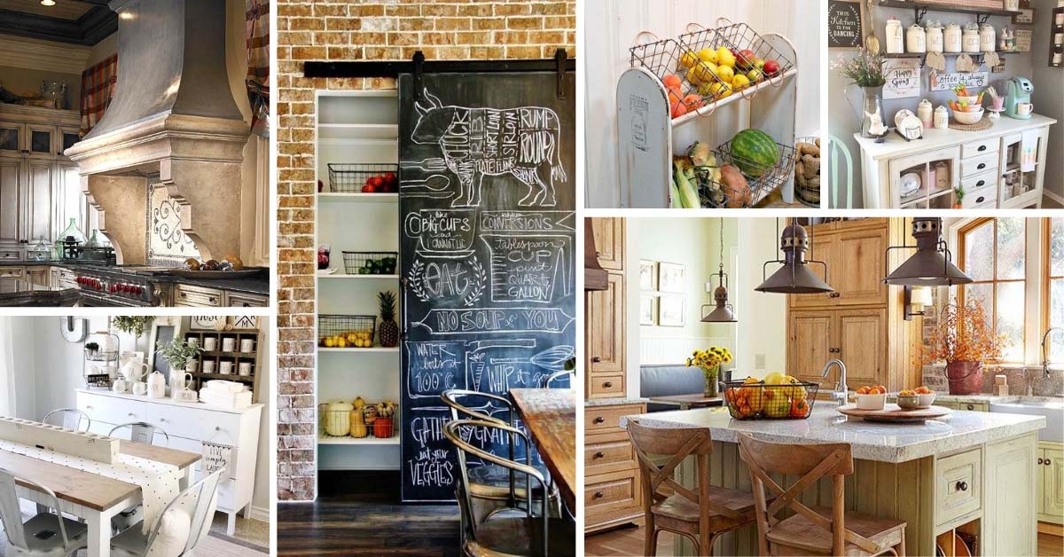 34 Essential Farmhouse Kitchen Wall Décor Ideas