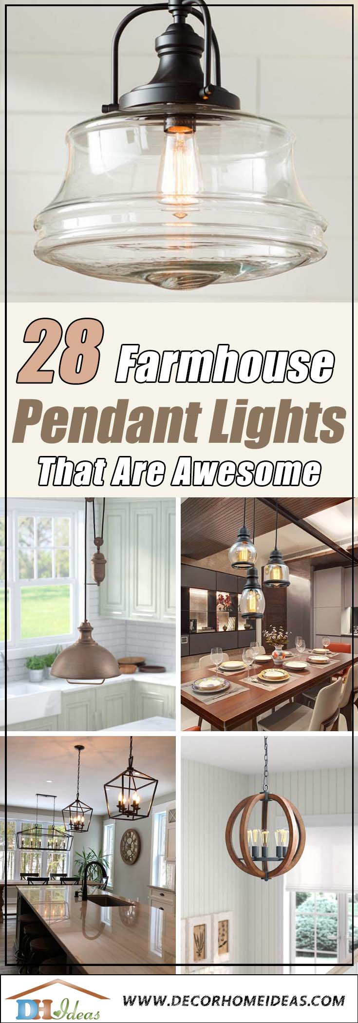 Farmhouse Pendant Lights #farmhouse #pendant #lights #decorhomeideas