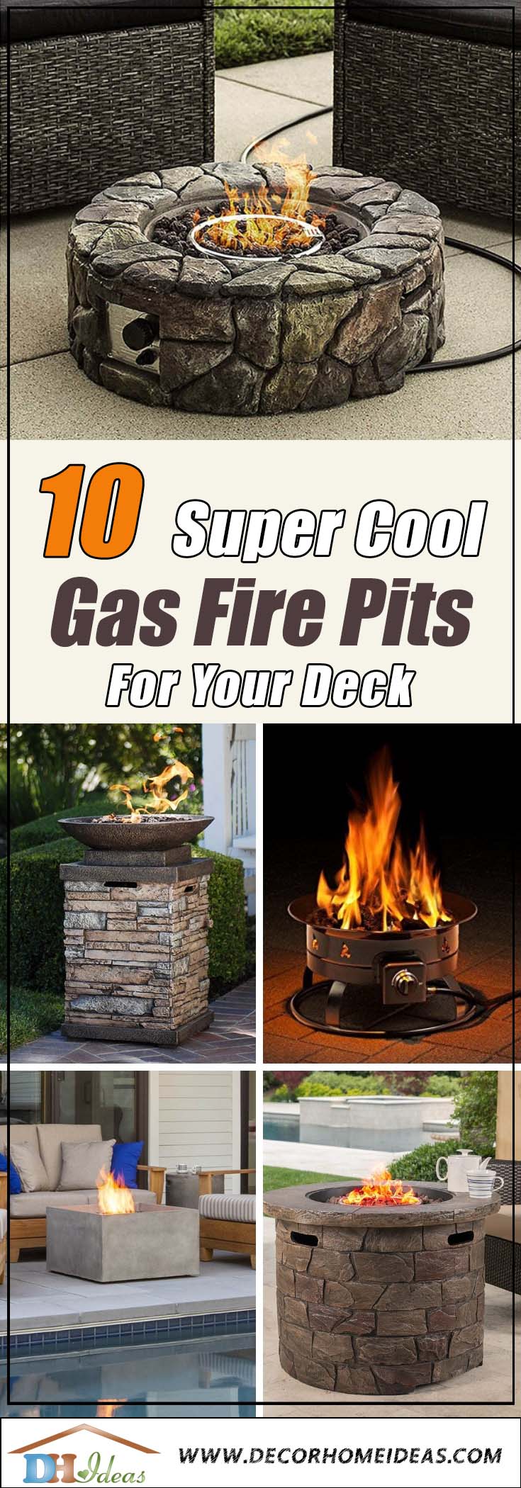 10 Best Gas Fire Pits For Deck #firepit #gasfirepit #propanefirepit #firepitdesign #decorhomeideas