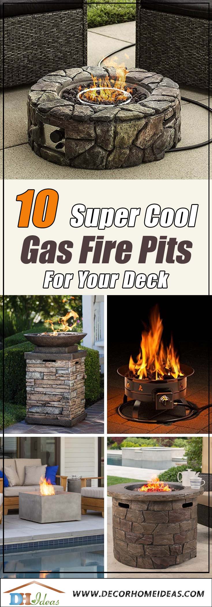 10 Best Gas Fire Pits For Deck In 2021, Can A Gas Fire Pit Be Used On Composite Deck