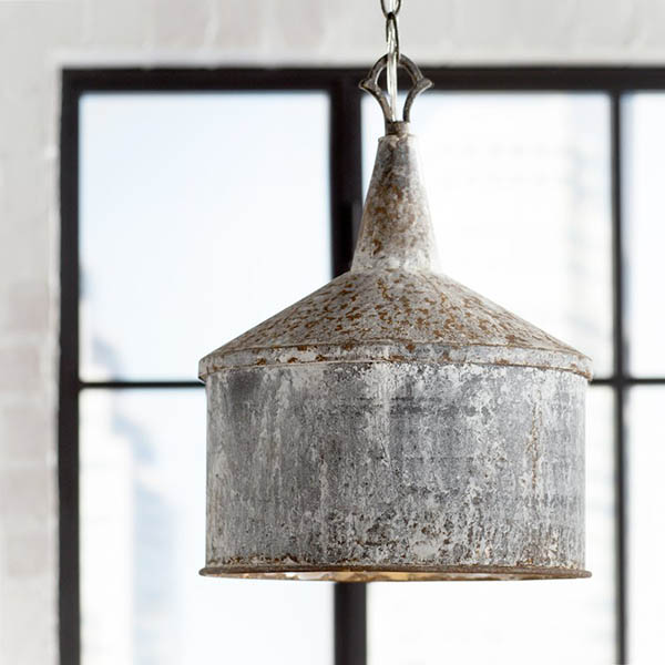 Norman Galvanized 1-Light Mini Pendant #farmhousependant #farmhouse #pendant #farmhhousedecor #decorhomeideas