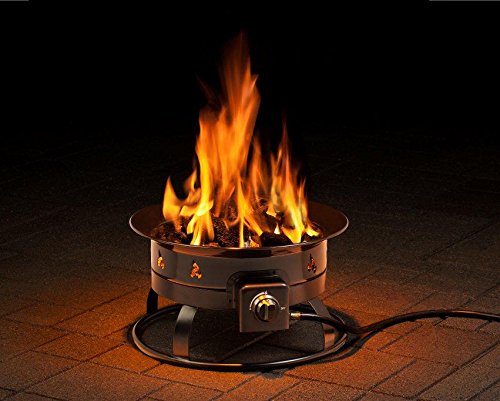 Portable gas fire pit for deck #firepit #gasfirepit #propanefirepit #firepitdesign #decorhomeideas