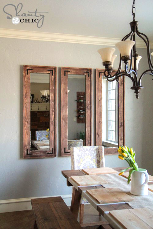 DIY Cheap Wall Mirror #diy #mirror #diymirror #cheapmirror #decorhomeideas