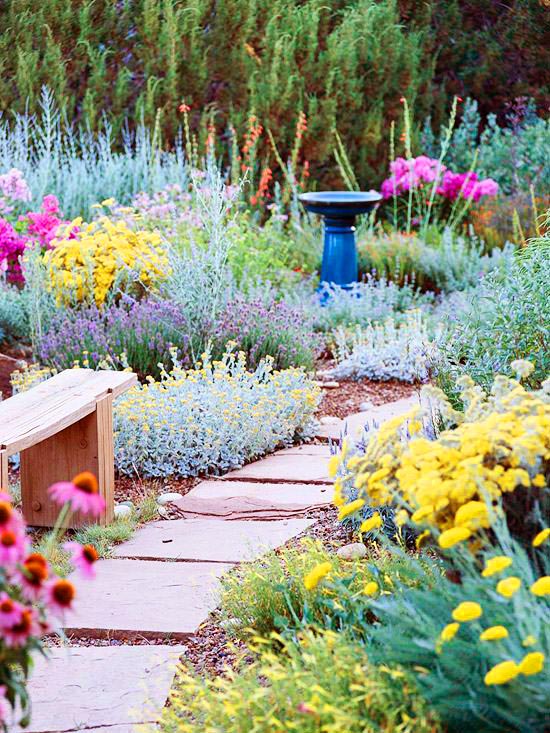 Drought tolerant landscaping garden path #droughttolerant #landscaping #garden #decorhomeideas