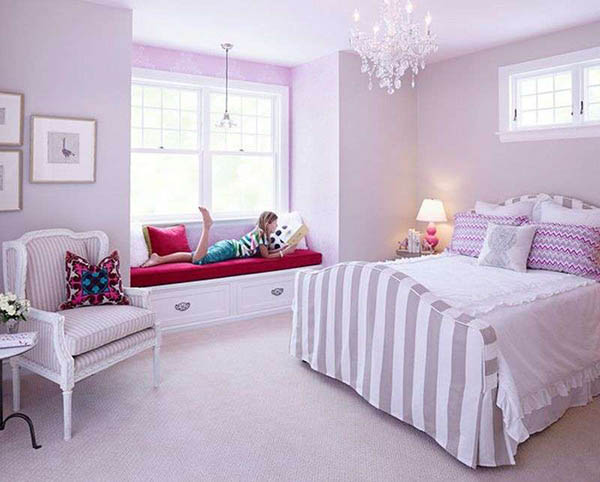 Lavender bedroom for teenage girl #purplebedroom #teenbedroom #girlbedroom #bedroom #homedecor #decorhomeideas