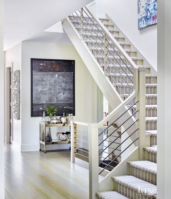 Modern staircase #staircase #stairway #stairs #staircaseideas #decorhomeideas