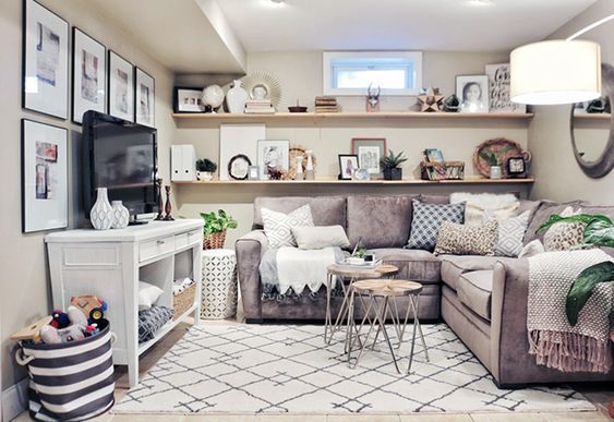 Nice neat basement interior #basement #basementremodel #basementideas #basementdecor #homedecor #decorhomeideas