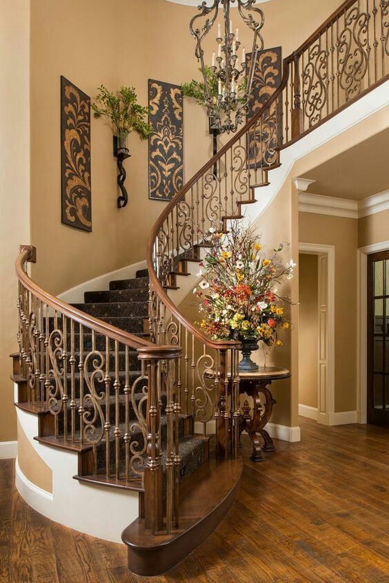 Rustic staircase ideas #staircase #stairway #stairs #staircaseideas #decorhomeideas