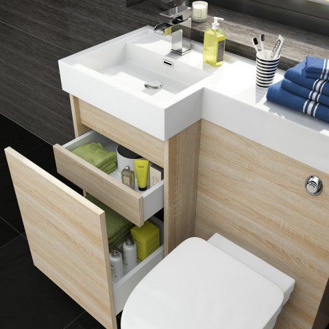 Sink and toilet in one #vanity #bathroomvanity #vanityideas #bathroom #bathroomideas #storage #organization #decorhomeideas