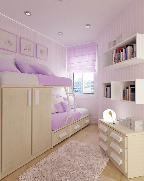 Small purple teenage girl bedroom #purplebedroom #teenbedroom #girlbedroom #bedroom #homedecor #decorhomeideas