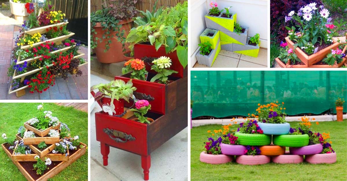 Amazing Tiered Planters