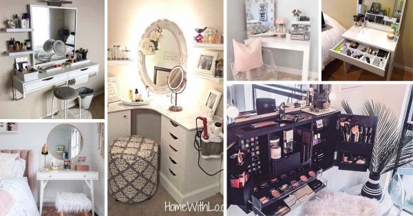 15 Super Cool Vanity Ideas For Small, Vanity For Girls Room