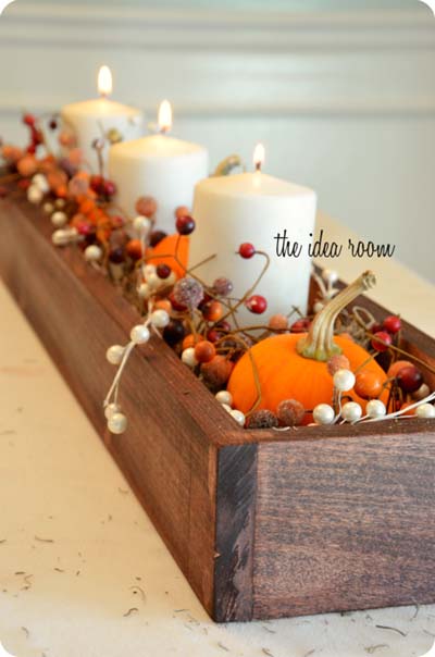 DIY fall centerpiece ideas #fallcenterpiece #falldecor #diy #falldecoration #thanksgiving #decorhomeideas