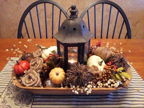 DIY fall centerpiece #fallcenterpiece #falldecor #diy #falldecoration #thanksgiving #decorhomeideas