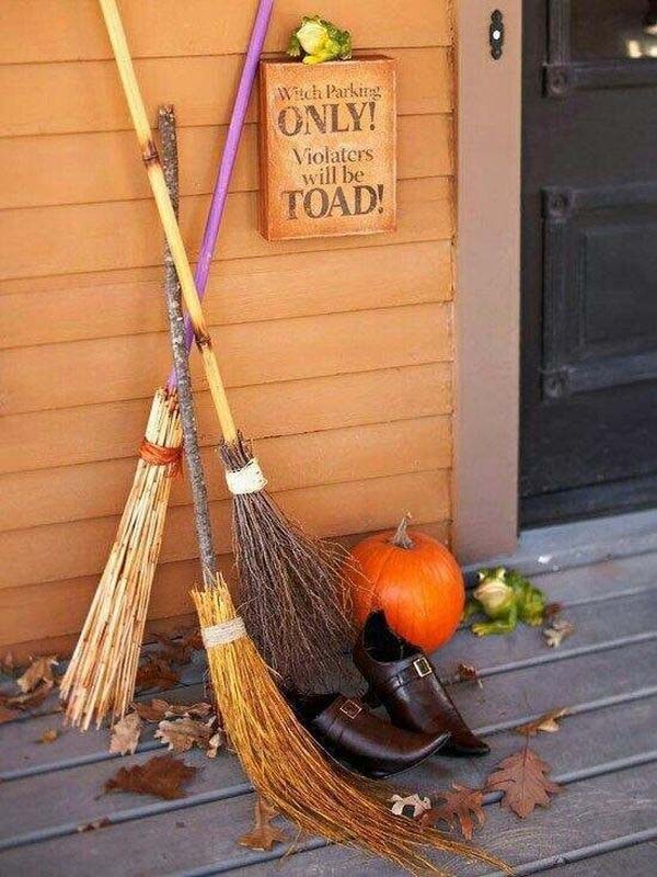 Spooky Sign Halloween outdoor decoration #halloweendecorations #halloween #diyhalloween #halloweendecor #decorhomeideas