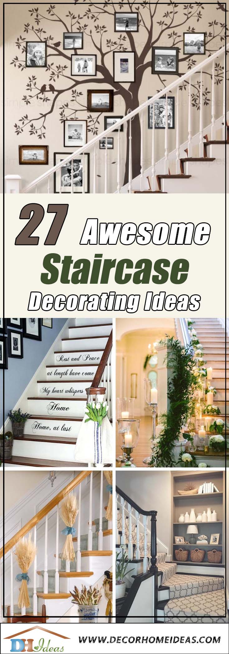 27 Awesome Stairs Decorating Ideas #staircase #stairs #stairway #stairsdecoration #homedecor #decorhomeideas