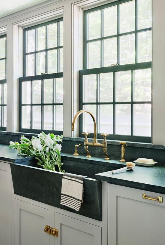 Apron trough kitchen sink #sink #apronsink #kitchen #kitchensink #decorhomeideas