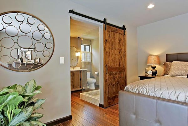 Bedroom barn door #barndoor #bedroom #interior #homedecor #decorhomeideas