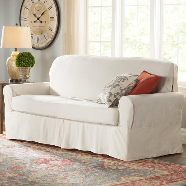 pillow back sofa slipcover