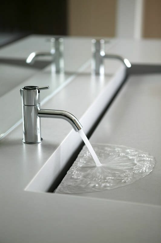 Custom bathroom trough sink #troughsink #sink #bathroom #bathroomsink #decorhomeideas