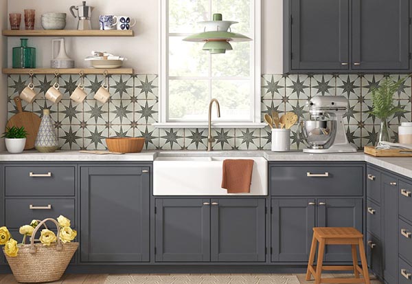 Double basin farmhouse kitchen-apron sink #sink #apronsink #kitchen #kitchensink #decorhomeideas