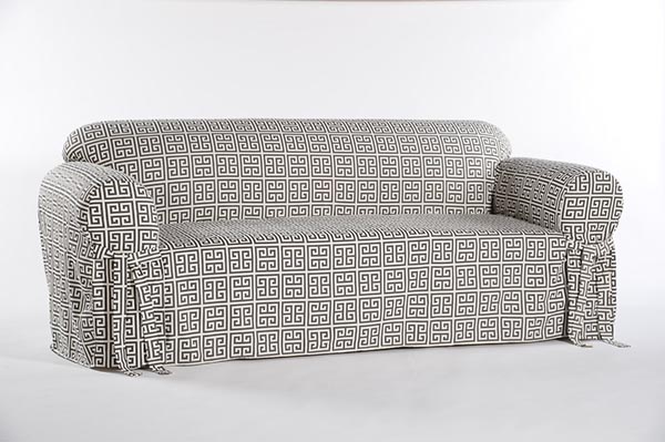 Pillow back sofa slipcover cotton #slipcover #sofaslipcover #sofa #homedecor #decorhomeideas