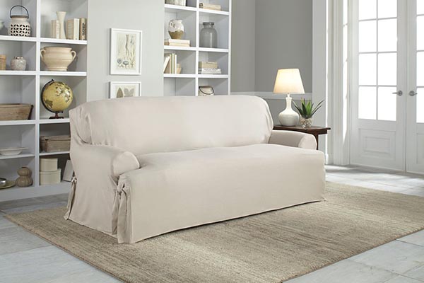 Pillow back sofa slipcover #slipcover #sofaslipcover #sofa #homedecor #decorhomeideas