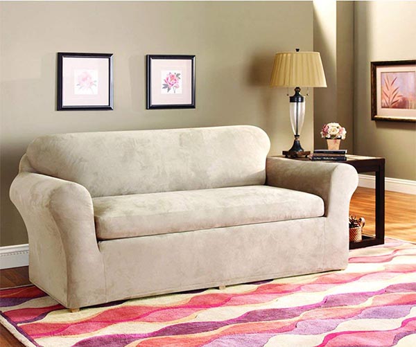 Stretch sofa slipcover #slipcover #sofaslipcover #sofa #homedecor #decorhomeideas