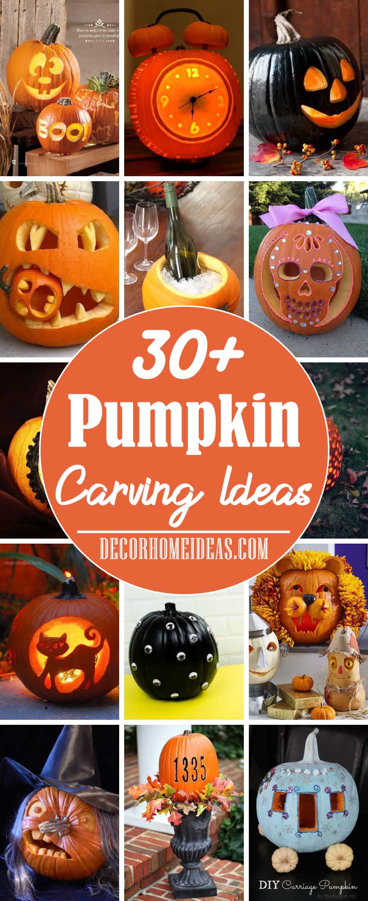 Best Pumpkin Carving Ideas #pumpkin #carving #halloween #falldecor #decorhomeideas