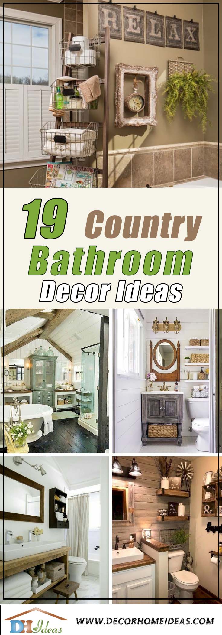 Country Bathroom Decor Ideas #countrybathroom #countrydecor #bathroom #farmhouse #decorhomeideas