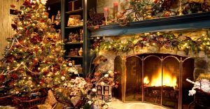 Chrismas living room decor