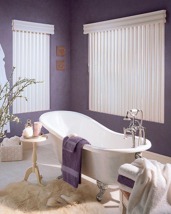 Classic purple bathroom idea #purplebathroom #purple #bathroom #lavender #bathroomideas #decorhomeideas