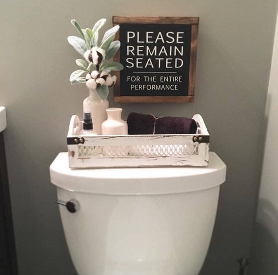 Contry Bathroom Decor Toilet Sign #countrybathroom #countrydecor #bathroom #farmhouse #decorhomeideas