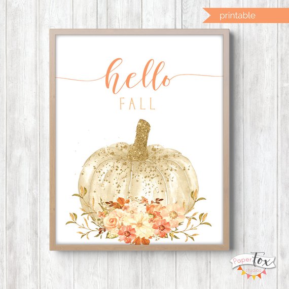 Fall Decor Printable #falldecor #etsy #fallideas #falldecoration #decorhomeideas