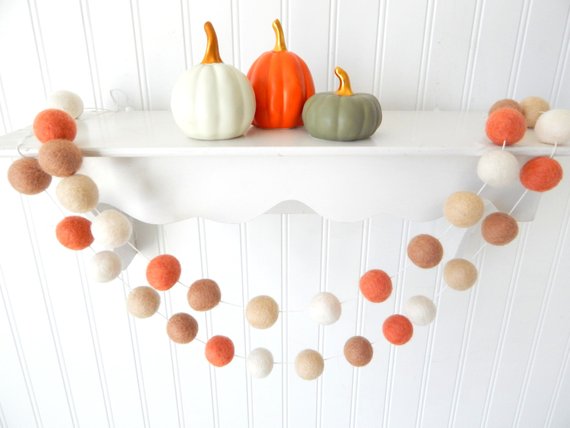 Fall Garland #falldecor #etsy #fallideas #falldecoration #decorhomeideas