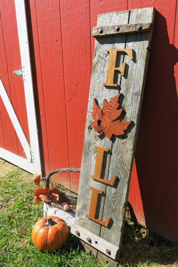 Fall Sign Porch Decoration #falldecor #etsy #fallideas #falldecoration #decorhomeideas