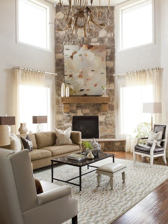 Modern Stone corner fireplace #fireplace #fireplaceideas #corner #decorhomeideas