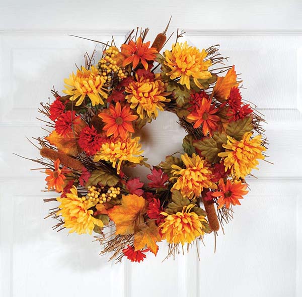 Mum wreath #wreath #falldecor #fallwreath #falldecoration #decorhomeideas