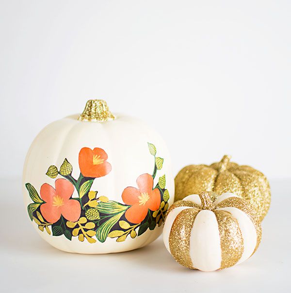 Painted No-Carve Pumpkins #pumpkin #falldecor #nocarve #homedecor #decorhomeideas