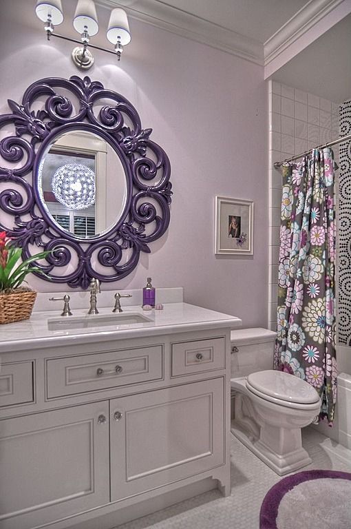 Pastel purple bedroom design #purplebathroom #purple #bathroom #lavender #bathroomideas #decorhomeideas