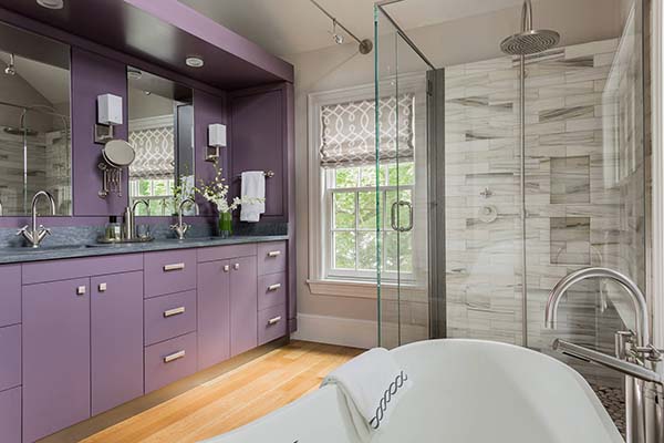 Purple bathroom vanity ideas #purplebathroom #purple #bathroom #lavender #bathroomideas #decorhomeideas