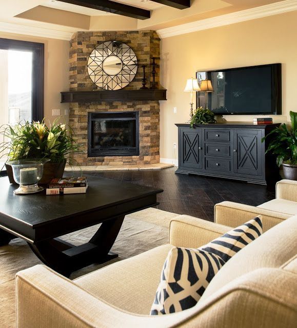 Stylish fireplace corner ideas #fireplace #fireplaceideas #corner #decorhomeideas