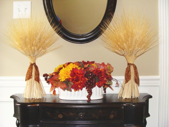 Wheat Sheaves #falldecor #etsy #fallideas #falldecoration #decorhomeideas