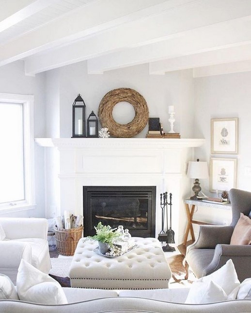 White corner fireplace #fireplace #fireplaceideas #corner #decorhomeideas