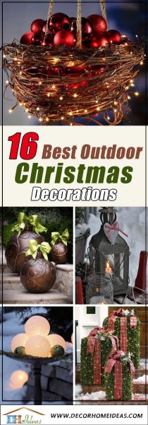 16 Wonderful Outdoor Christmas Decorations | Decor Home Ideas