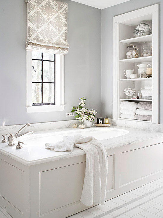 Built-In Bathroom Tub #dropintub #bathtub #tub #ideas #decorhomeideas